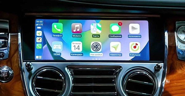Apple CarPlay и Android Auto в Rolls-Royce