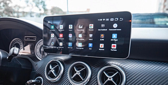 Mercedes-Benz A-Класс: замена штатного монитора на головное устройство, базирующееся на ОС Android