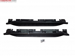 Пороги для Mercedes-Benz GLS (X167) с покрытием Armored Shield, цвет Black 