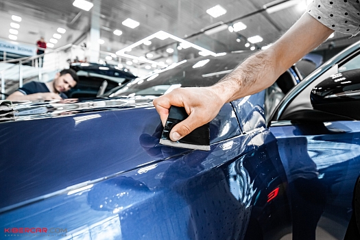 Оклейка антигравийной пленкой