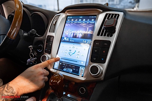 Lexus RX 2005: замена штатного головного устройства, работающее под управлением ОС Android