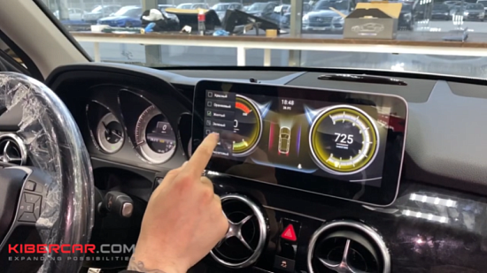 Замена монитора в Mercedes-Benz GLK: Больше дюймов, больше возможностей