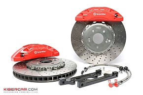 Задняя Тормозная система BREMBO X-STYLE (завод Nanjing, Китай) для АМ с электронным стояночным тормозом  R18-R20 4 поршневая 355х32 мм