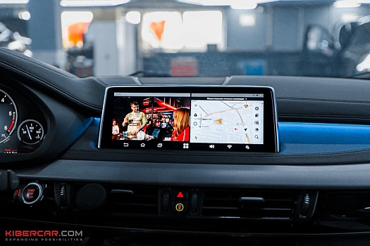 BMW X6: штатный экран остаётся, но появляется Android. Устанавливаем AirTouch Performance