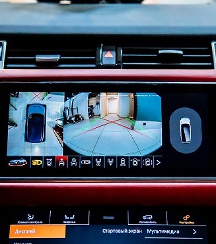 Установка системы кругового обзора 360° на Land Rover