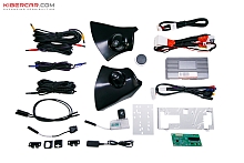 Система кругового обзора 360 версия Ultra для Toyota Highlander 2025 (с рамками)