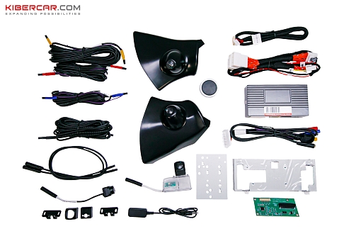 Система кругового обзора 360 версия Ultra для Toyota Highlander 2025 (с рамками)