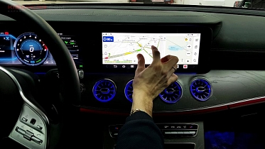 Доработка Mercedes-Benz CLS, добавление бортового компьютера на базе Android