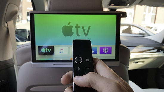 Яблочная экосистема в BMW G32: Установка мониторов в подголовники и подключение Apple TV