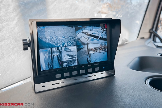 Самосвал Hongyan: система кругового обзора 360°