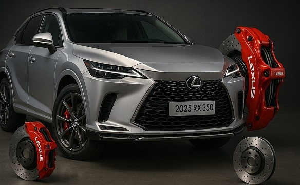 Оригинальная тормозная система на базе суппортов BREMBO в Lexus RX
