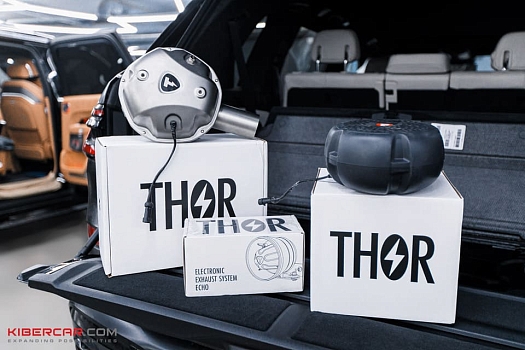 BMW X7: установка системы активного выхлопа THOR с управлением со смартфона