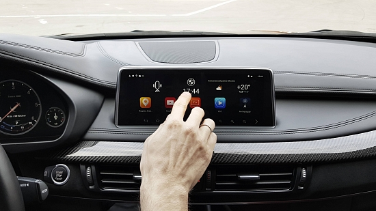 Бортовой компьютер на базе Android поверх NBT Evo. BMW X6 (F16)