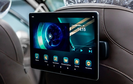 EXEED VX 2023: установка пассажирских мониторов