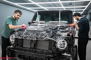 Mercedes-Benz G-Класс: оклейка кузова антигравийной пленкой