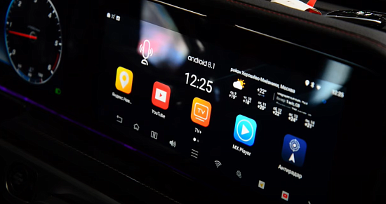 Mercedes-Benz G-Класс: установка системы активного выхлопа Thor, видеорегистратора и системы мультимедиа