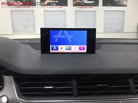 Audi Q7: подключение приставки Apple TV4 к штатному монитору