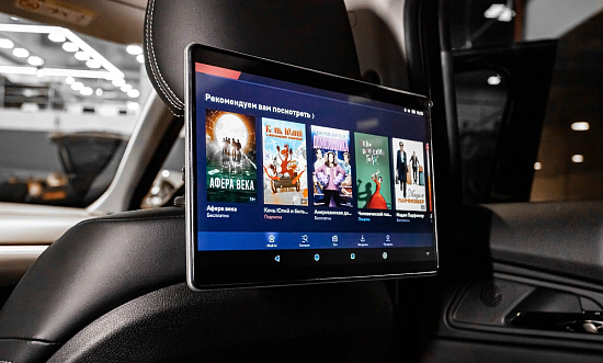 Chery Tiggo 8 Pro: установка мониторов на спинки передних сидений