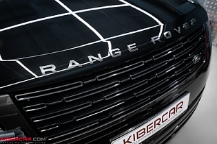 Нанесение керамики на пленку Range Rover