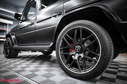 Комплексное преображение Mercedes-Benz G-Класс: матовая пленка, антихром и акценты AMG