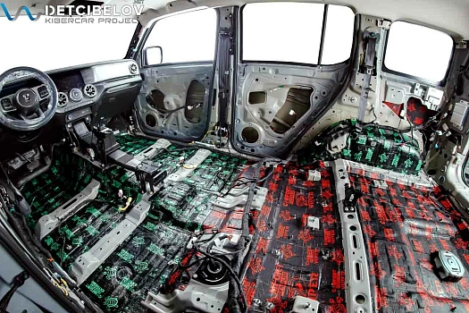 Tank 300: установка шумоизоляции «под ключ»