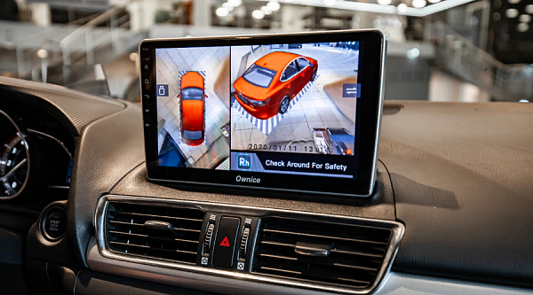 Установка системы кругового обзора 360° на Mazda