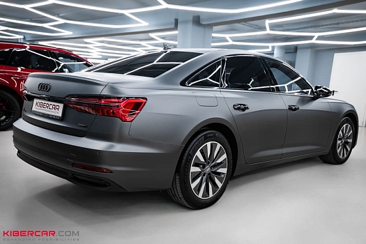 Оклейка матовой полиуретановой пленкой Audi A6