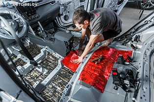 Toyota Corolla Cross: полная шумоизоляция с материалами STP