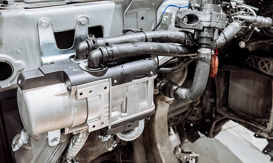 Mercedes-Benz GLS: установка Webasto