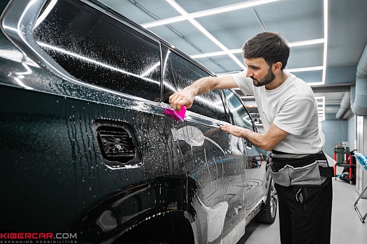 EXEED VX 2023: оклейка антигравийной пленкой