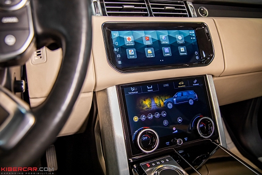 Range Rover Vogue 2016: замена ГУ и блока управления климатом