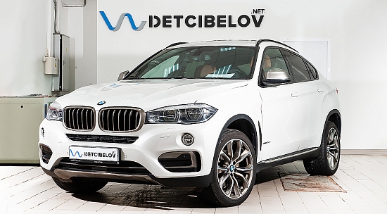 Исключительная шумоизоляция от DETCIBELOV.NET на BMW X6