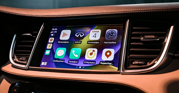Apple CarPlay и Android Auto в Infiniti Q60 II поколение