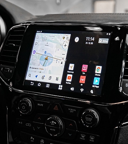 Мультимедийно-навигационная система на базе ОС Android для Jeep