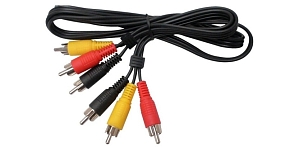 Кабель 3RCA-3RCA audio cable 1.5 м