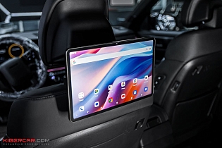 Hyundai Santa Fe: установка пассажирских мониторов с индивидуальным креплением