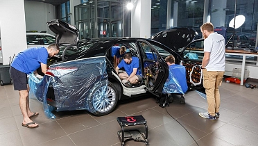 Шумоизоляция Toyota Camry V70 от Detcibelov.net