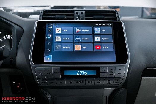 Toyota Land Cruiser Prado: замена головного устройства и установка кругового обзора