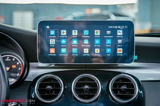 Mercedes-Benz C-Класс Cabrio: замена штатного головного устройства на ГУ с Android 
