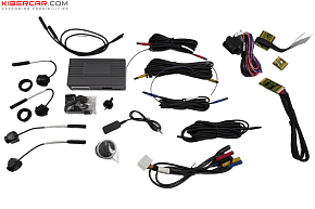 Система кругового обзора 360 для Haval F7x с камерами (без пластика) версия Ultra