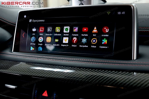 BMW X6: установка андроид-системы AirTouch 4G