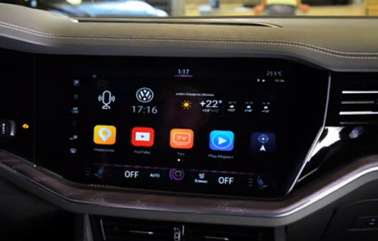 Volkswagen Touareg: установка AirTouch Performance на базе ОС Android