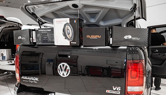 Volkswagen Amarok: установка и модернизация автозвука