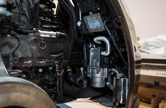 Audi A6 Allroad: установка Webasto