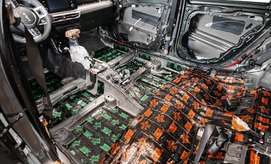 Kia K5: полная шумоизоляция