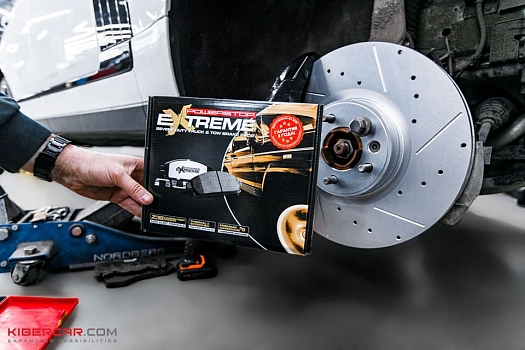 LR Range Rover Sport: меняем изношенные диски и колодки на PowerStop