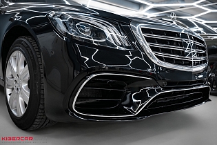 Установка обвеса и замена фар на Mercedes-Benz S-Класс W222