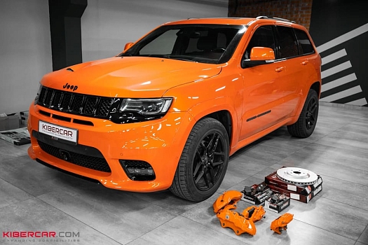 Jeep Grand Cherokee: тормоза Brembo + диски и колодки PowerStop