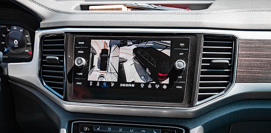 Volkswagen Teramont 2019: установка камер заднего, переднего и кругового обзора