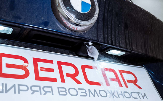 BMW X3: подключение камеры заднего вида к системе омывания